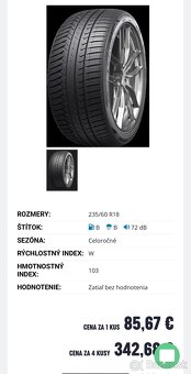 235/60 r18, celorocne pneu - 6