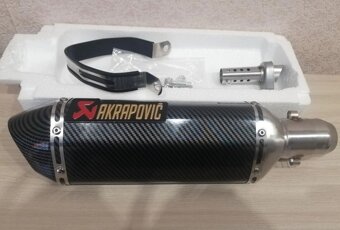 Športový, ladený  univerzálny  moto  výfuk + DB Killer Nový - 6