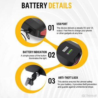 Nepoužitá Batéria na e-bike 36V 22.5AH SET - 6