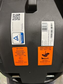 Vajíčko / autosedačka Cybex Cloud G i-size Plus Moon Black - 6