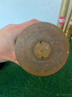 Starožitná mosadzná nabojnica - 6