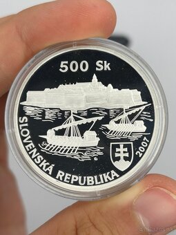 500 sk 1997 Pieniny proof investičné striebro - 6