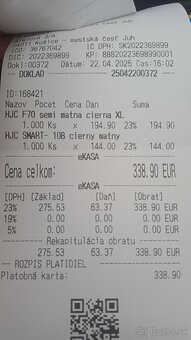 Prilba HJC F70 Semi Flat Black - 6