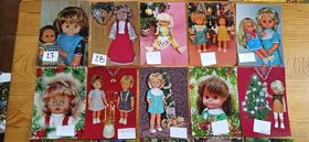 retro pohladnice hamiro babiky 45 kusov kus - 5 eur - 6