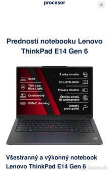 Lenovo Thinkpad E14 Gen 6 - 6