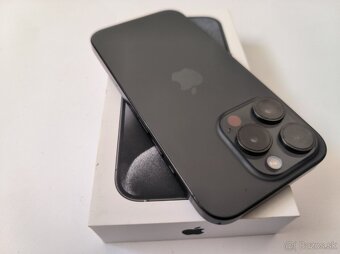 apple iphone 15 PRO 256gb Black Titanium / Batéria 89% - 6