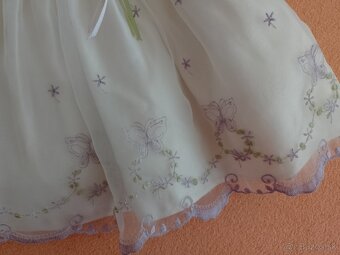 Šatočky pre družičku v. 86 + oteplený svetrík - 6