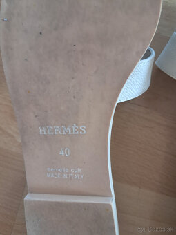 HERMES šľapky č. 40 - 6