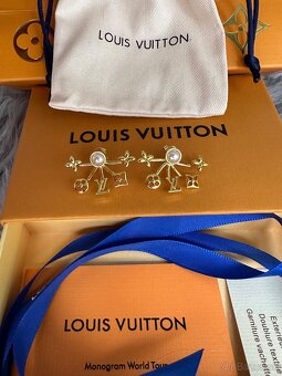 Nové nenosené nausnice Louis Vuitton - 6