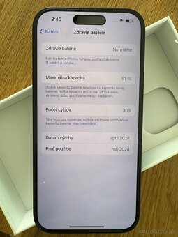 Predám Iphone 15, 128GB - 6