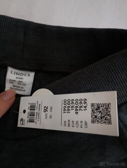 2x tepláky Lindex veľ.92 - 6