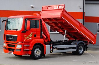 MAN TGS 18.320 / TROJSTRANNÝ SKLÁPAČ + HYDRAULICKÁ RUKA - 6