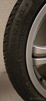 BMW original 5x120 R17 styling 68 komplet sada dvojrozmer - 6