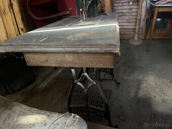 Starožitný šijací stroj durkopp - 6