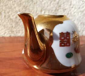 Čínska stará čajová súprava z keramiky - 6