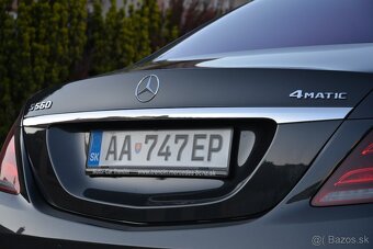 Mercedes S trieda 560, 4Matic-AMG Packet, 1.Majiteľ,SR - 6