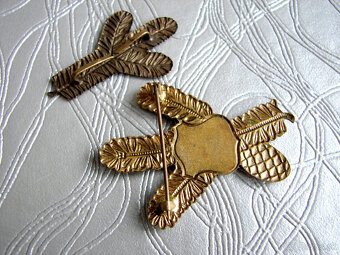 Starožitné poľovnícke brošne a odznaky - 6