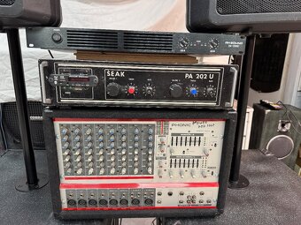 Reproduktory / repro skrine/ mix pult/ power mix - 6