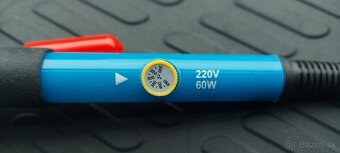 Mikrospájka 230V/60W, s výmennými hrotmi + cín + držiak. - 6