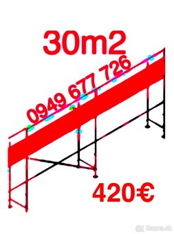 Predám LEŠENIE • FASÁDNE LEŠENIE PLETTAC NOVÉ - 6