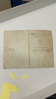 Preukaz starý- Slovenský štát... - 6