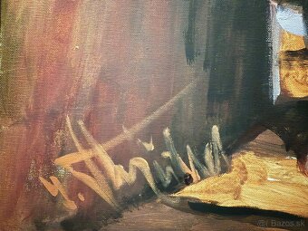 Obraz olej na plátne . - 6