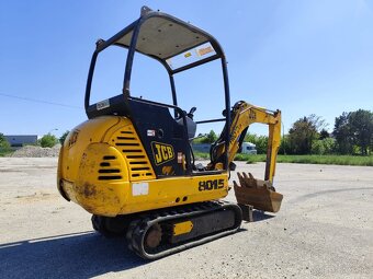 Minibáger JCB 8015, váha 1620kg, 2 lyžice. - 6