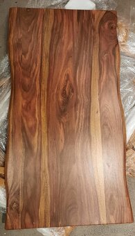 Konferenčný stolík z masívu 110 cm palisander - 6