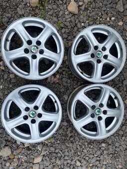 Predám hlinikove disky elektrony 5x100 R15 - 6