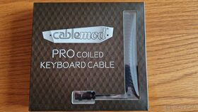 CableMod Pro Coiled Keyboard Cable / Carbon - 6