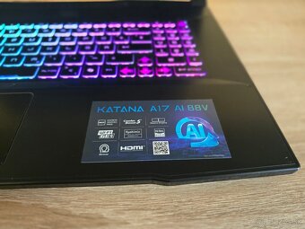 MSI Katana AI 17" R7 8845HS/RTX 4060 8GB/16GB DDR5/1TB SSD - 6