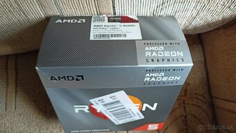 Predám procesor AMD Ryzen 5 4600G s Radeon GK + chladič - 6