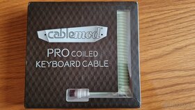 CableMod Pro Coiled Keyboard Cable / Light Green - 6