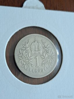 Strieborné mince F.J. RU - 1 koruna - 6