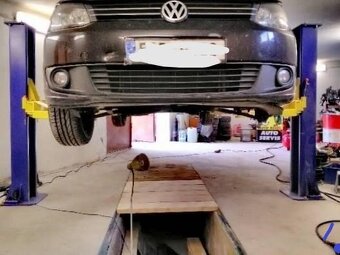 Jednostlpový dvojstlpový nožnicový zdvihák pneuservis gola - 6