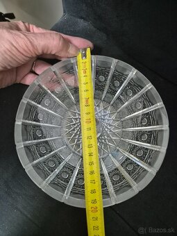 kryštálová brúsená misa priemer 20cm - 6