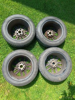 Predám sadu zimných diskov 16" Volkswagen s pneumatikami - 6