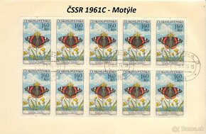 Poštové známky, filatelia: ČSSR, desaťbloky PRO - 6