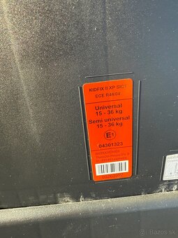 autosedačka Britax Römer KIDFIX II XP SICT Black 15-36kg - 6