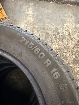 Zimné pneumatiky continental 215/60 R16 - 4ks - 6