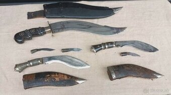 Zbierka vojenských Kukri nožov - regiment Gurkha - NEPÁL - 6