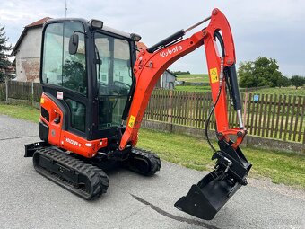 Minibagr Kubota KX018-4 hyd.podvozek/hyd.svahovka/rok 2020 - 6