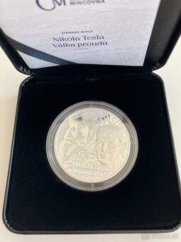 Sada strieborných mincí NIKOLA TESLA - 6