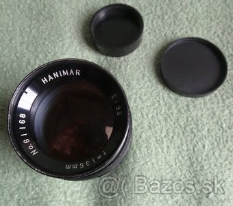Predám manuál. objektív HANIMAR 135mm so závitom M42. - 6