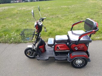 Trojkolesová elektrická kolobežka, elektrická trojkolka Elec - 6