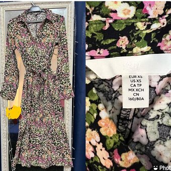 Krásne kvietkované šaty od H&M, XS/S, PC 35,- € - 6