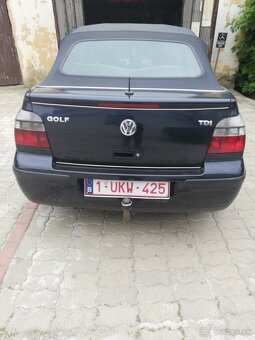 Predám Volkswagen Golf cabriolet 4 1 9tdi - 6