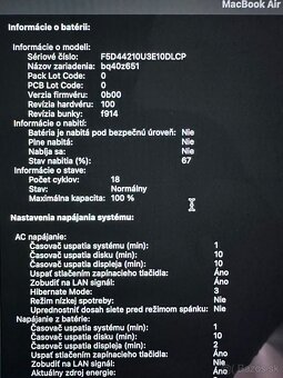 Macbook m3 13” 16GB RAM polnočný modrý - 6