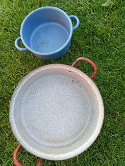 Hrnce,smaltované hrnce,pokrievky - 6