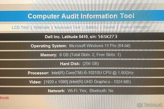 Dell Latitude 5410 TOP STAV 8GB/256GB/Win11PRO - 6
